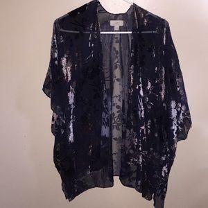 Velvet kimono